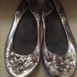 Beautiful flats: pearls, beads, and sparkles!